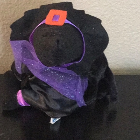 Halloween Witch W/ Black Cat plush - Picture 8 of 9